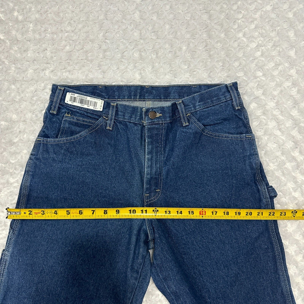 Dickies Jeans Mens 34x33 Carpenter Relaxed Fit Heavyweight Denim Cotton Workwear - Picture 5 of 12